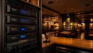 Rack im Restaurant